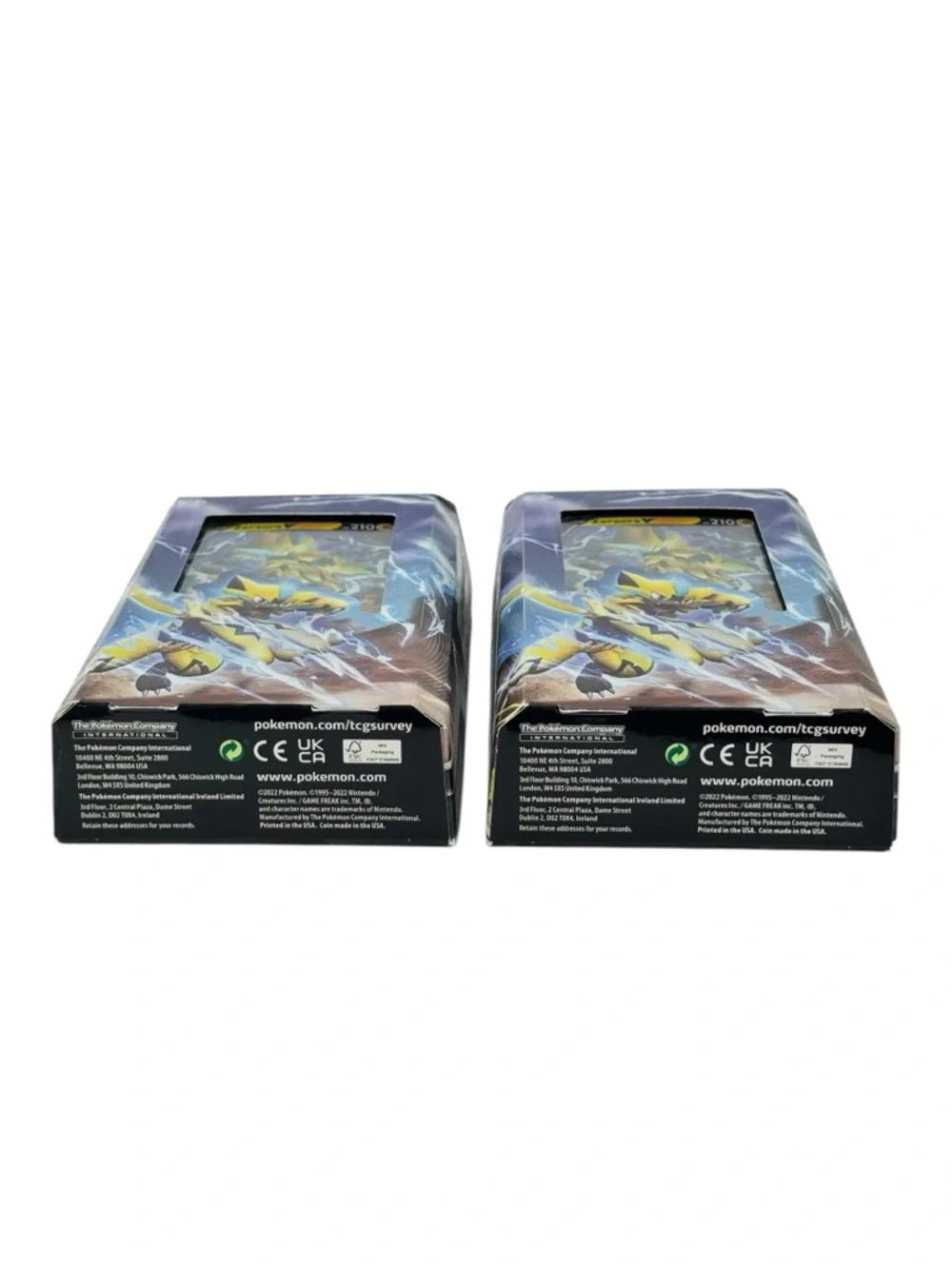 Pokemon TCG Zeraora V Battle Deck Sealed Lot of 2 Boxes New Factory Sealed